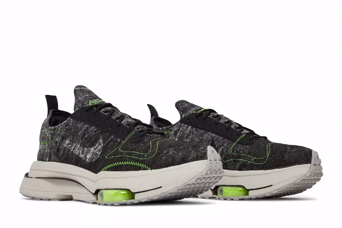 Nike Air Zoom-Type M2Z2 Recycled Wool Pack - Black Electric Green, view 9