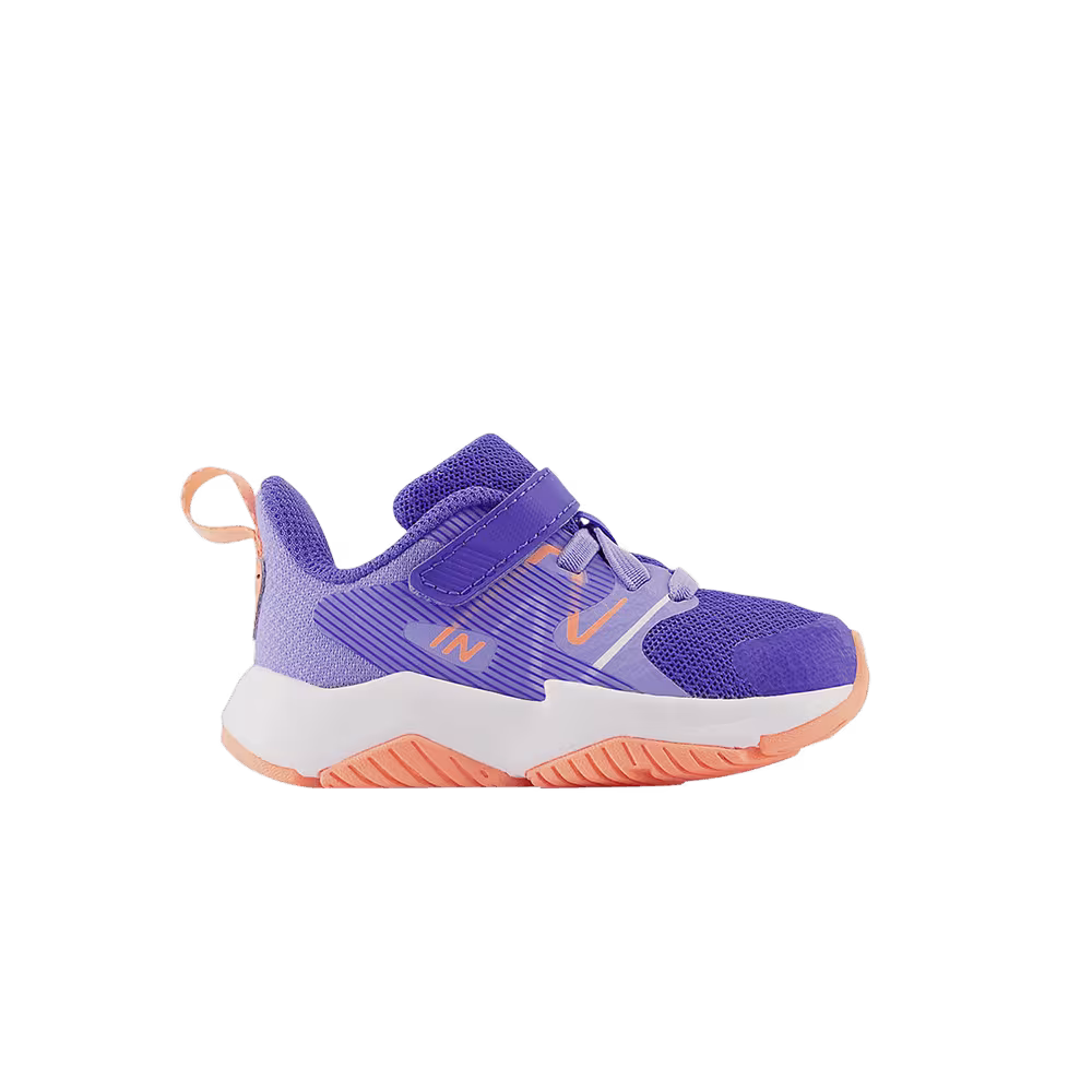 New Balance Rave Run v2 Bungee Lace Top Strap Toddler X-Wide Aura Galaxy Purple