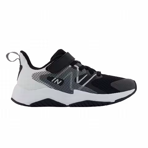 New Balance Rave Run v2 Bungee Lace Big Kid Wide 'Black White'