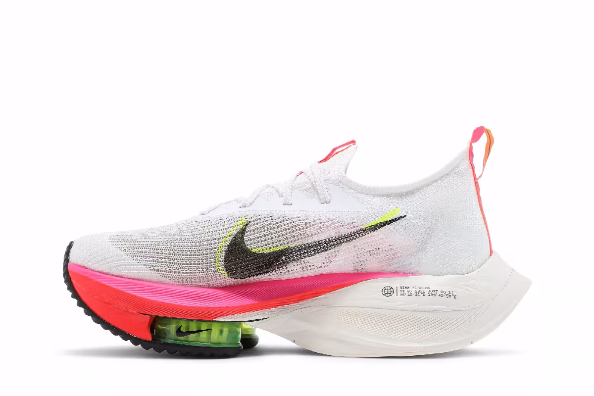 Nike Women's Air Zoom Alphafly NEXT% Flyknit Rawdacious, view 4