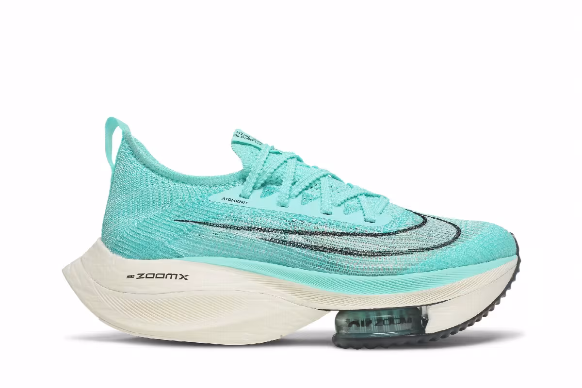 Nike Women's Air Zoom Alphafly NEXT% Hyper Turquoise, view 2