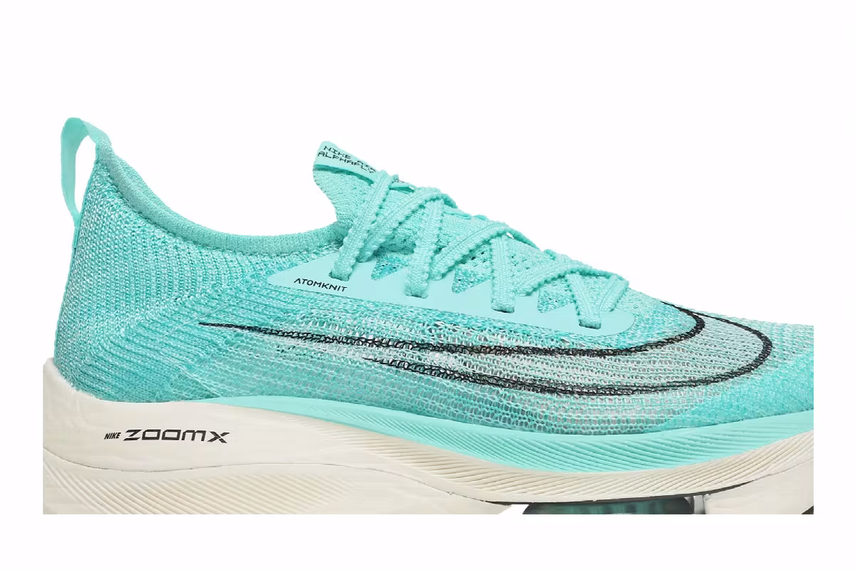 Nike Women's Air Zoom Alphafly NEXT% Hyper Turquoise, view 3