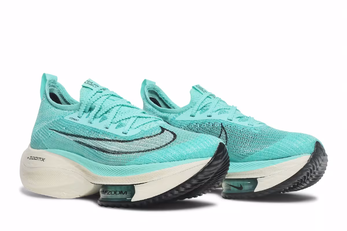 Nike Women's Air Zoom Alphafly NEXT% Hyper Turquoise, view 9