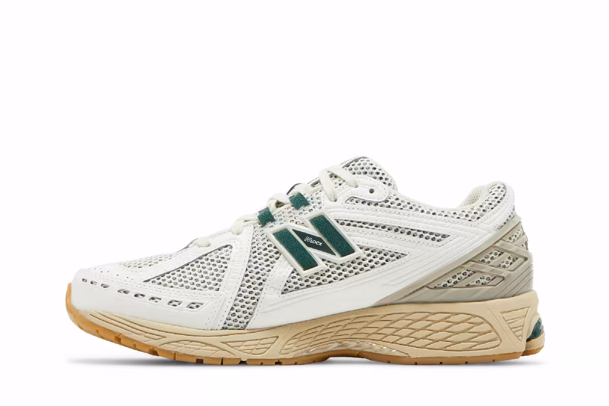 New Balance 1906R White Green, view 4