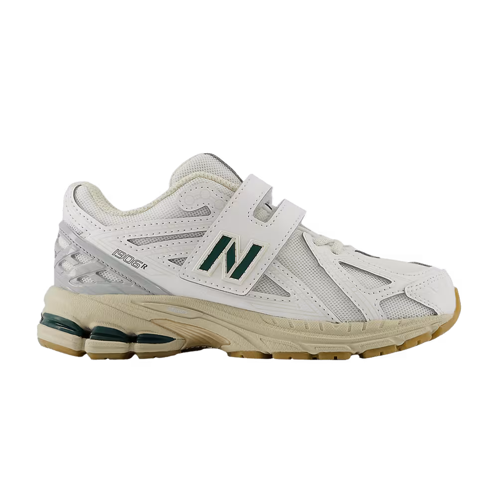 New Balance 1906R Hook & Loop Little Kid Wide White Green