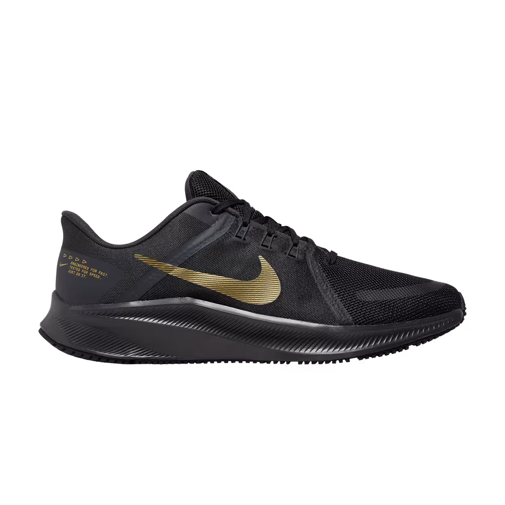 Nike Quest 4 Black Metallic Gold