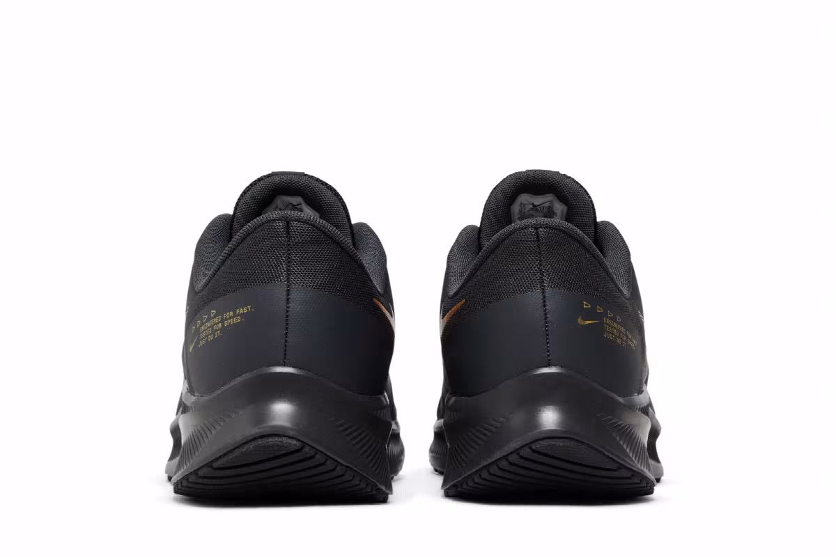 Nike Quest 4 Black Metallic Gold, view 7