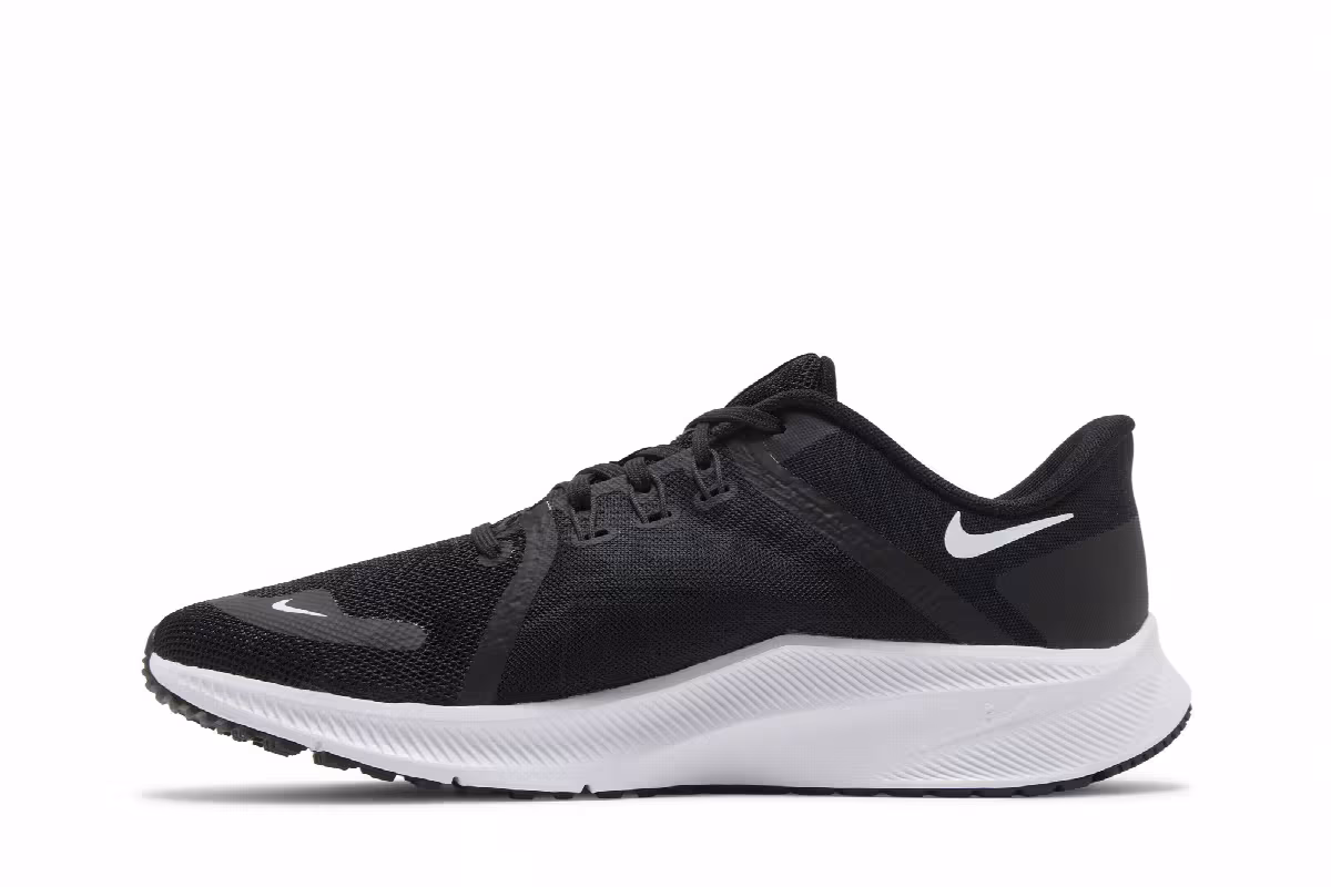 Nike Quest 4 Black White, view 4