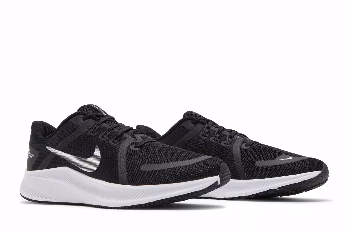 Nike Quest 4 Black White, view 9