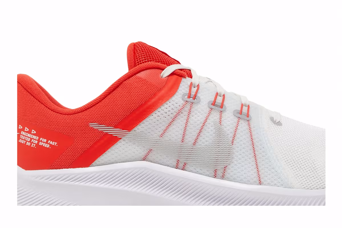 Nike Quest 4 White Chile Red, view 3