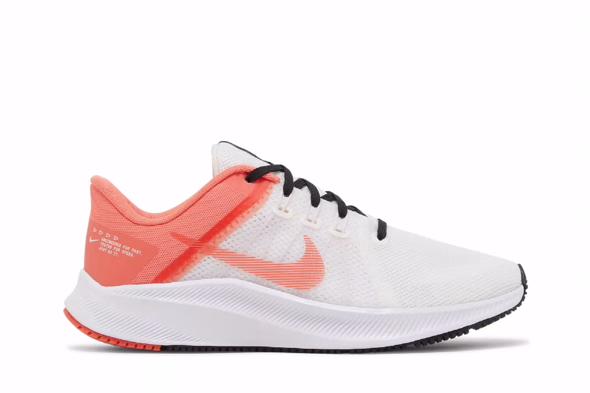 Nike Women's Quest 4 White Magic Ember, view 2