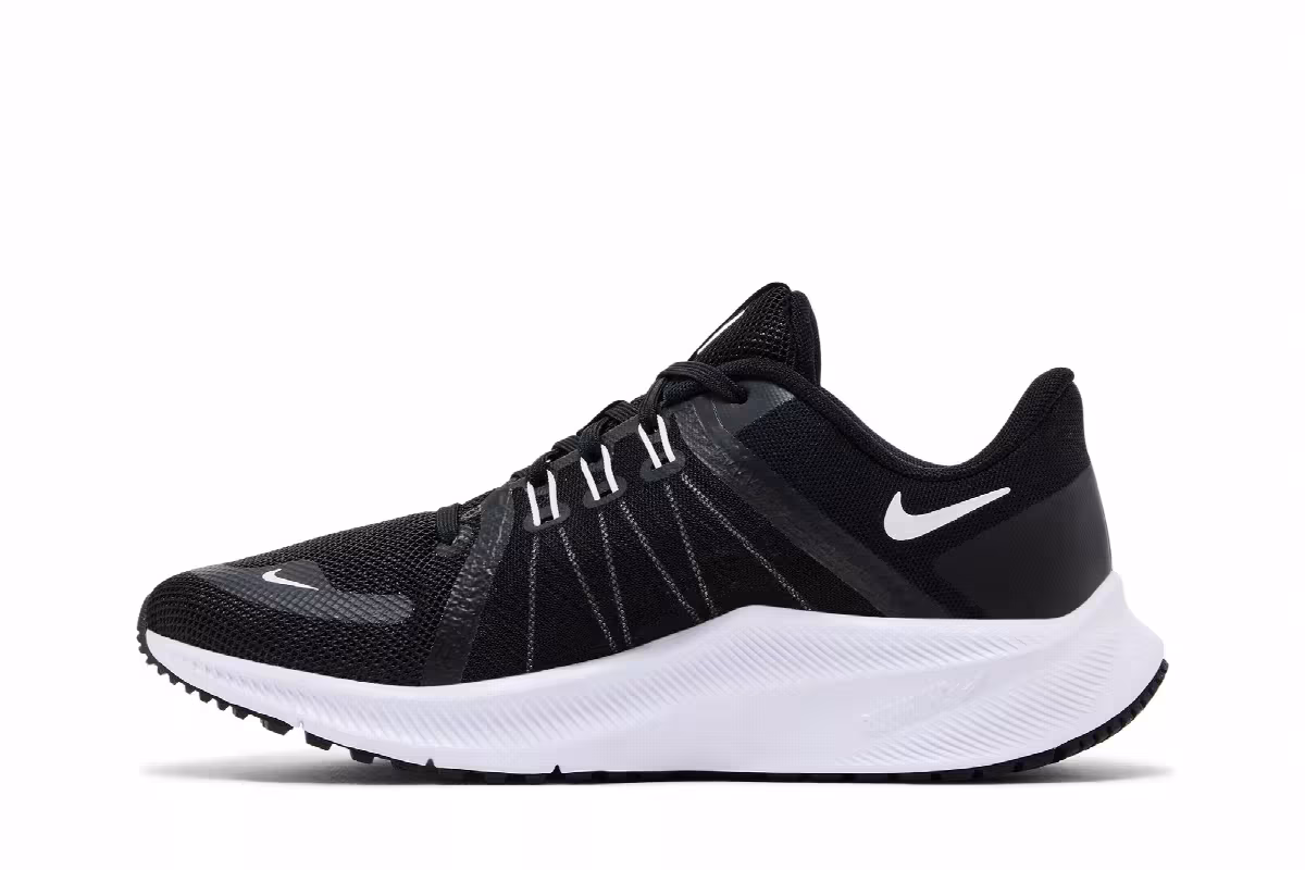 Nike Women's Quest 4 Black White, view 4