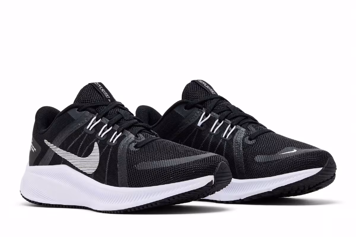Nike Women's Quest 4 Black White, view 9