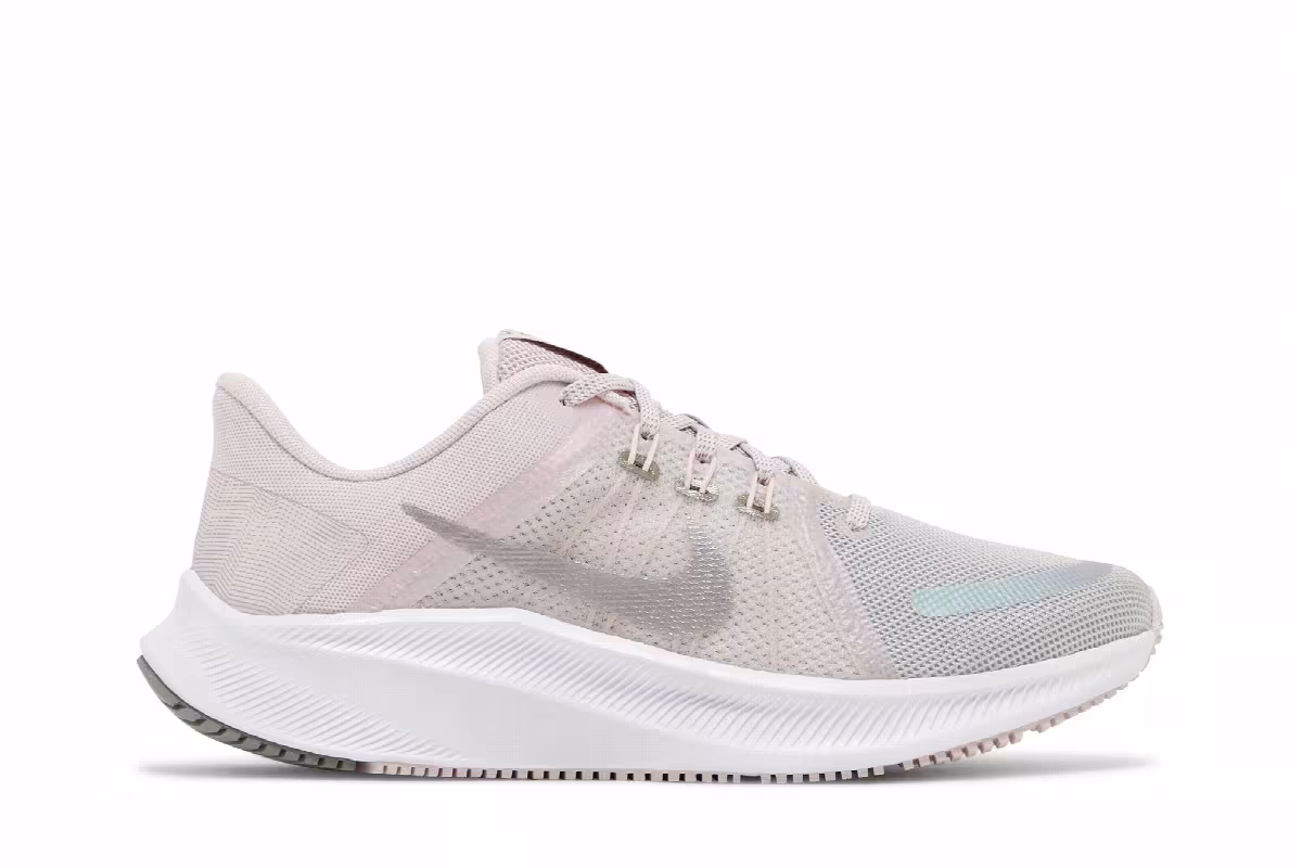 Nike Women's Quest 4 Premium Grey Fog Barely Rose, view 2