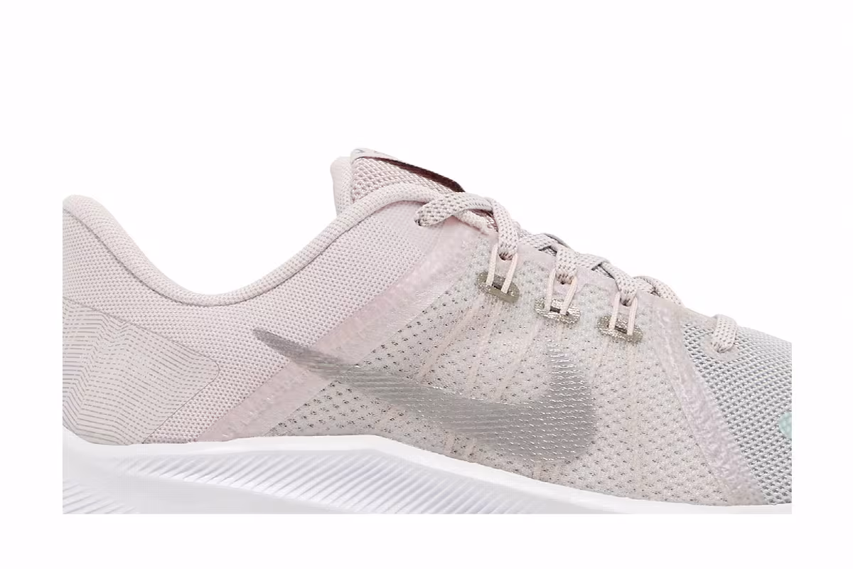 Nike Women's Quest 4 Premium Grey Fog Barely Rose, view 3