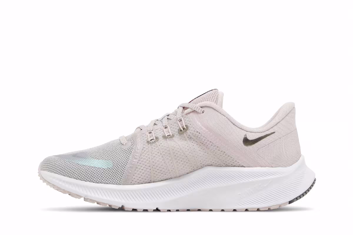 Nike Women's Quest 4 Premium Grey Fog Barely Rose, view 4