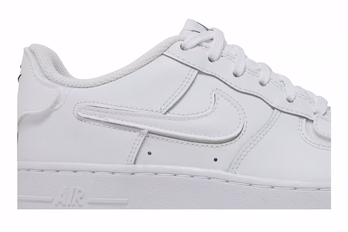 Nike Air Force 1/1 GS White, view 3