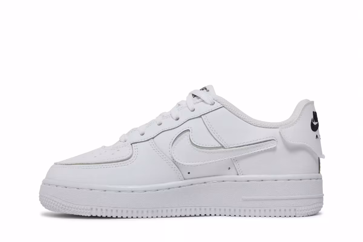 Nike Air Force 1/1 GS White, view 4
