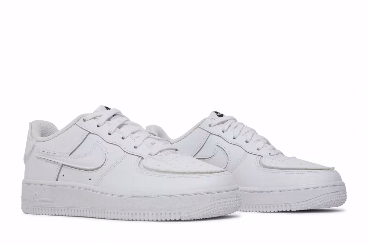 Nike Air Force 1/1 GS White, view 9