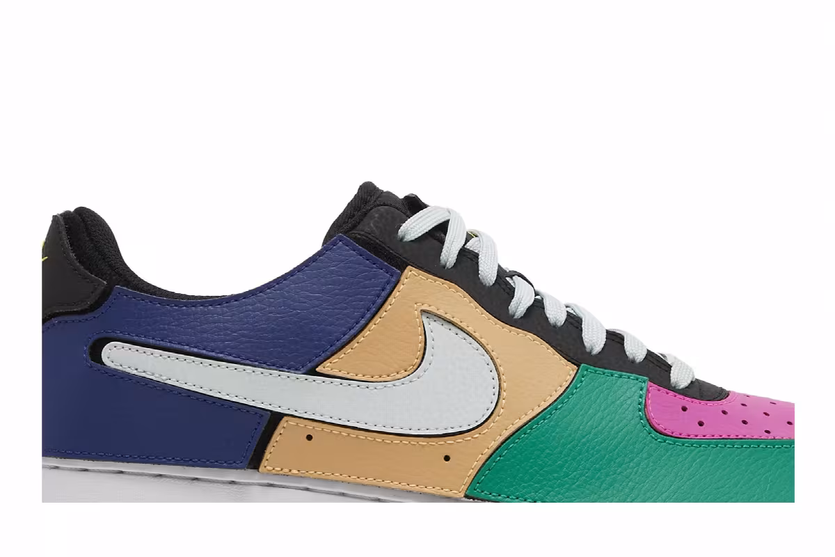 Nike Air Force 1/1 Black Multi-Color, view 3