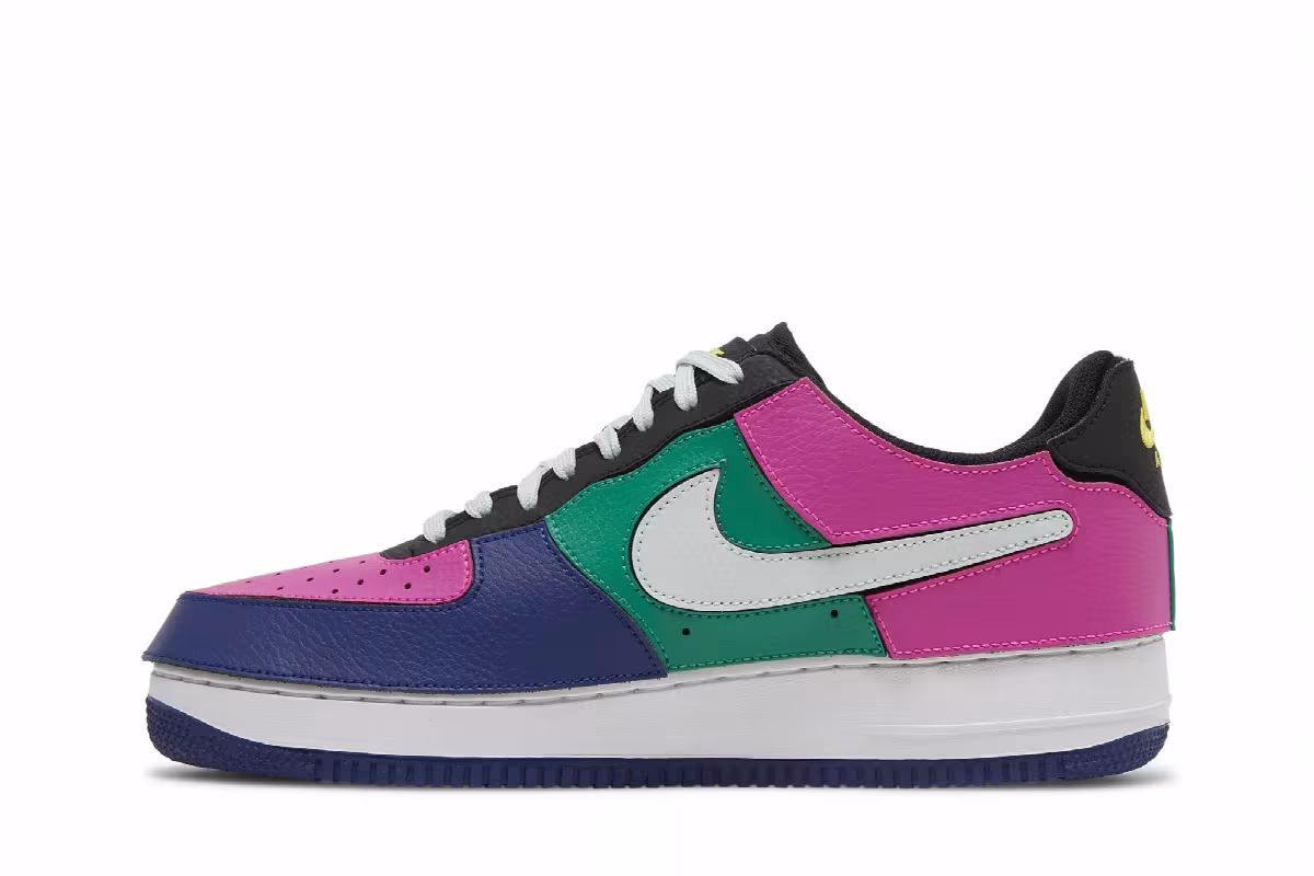 Nike Air Force 1/1 Black Multi-Color, view 4