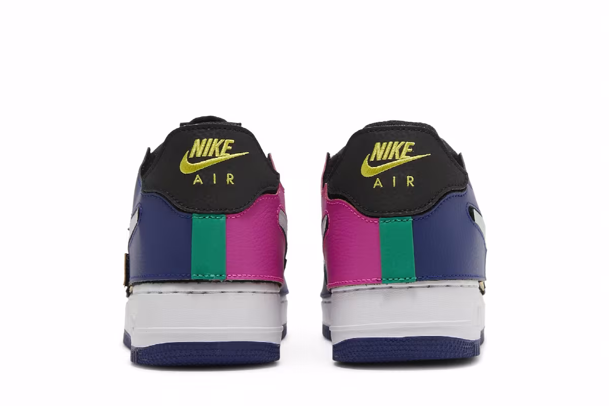 Nike Air Force 1/1 Black Multi-Color, view 7