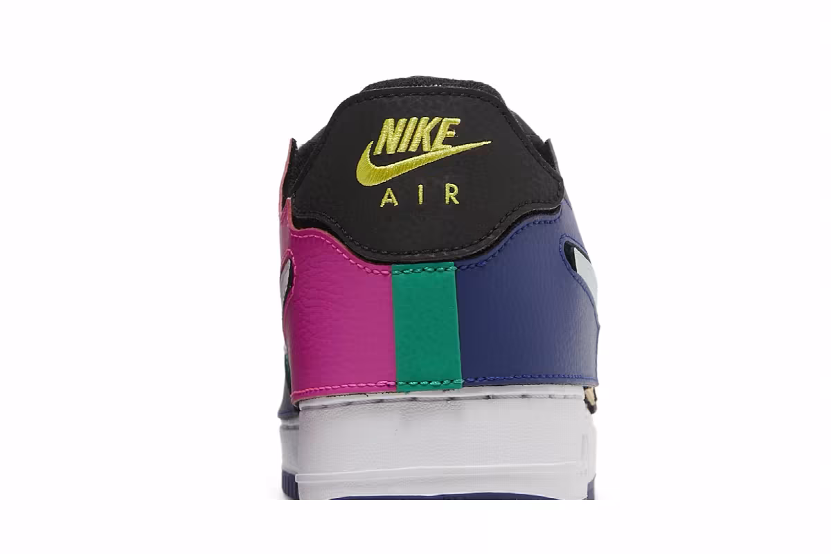 Nike Air Force 1/1 Black Multi-Color, view 8