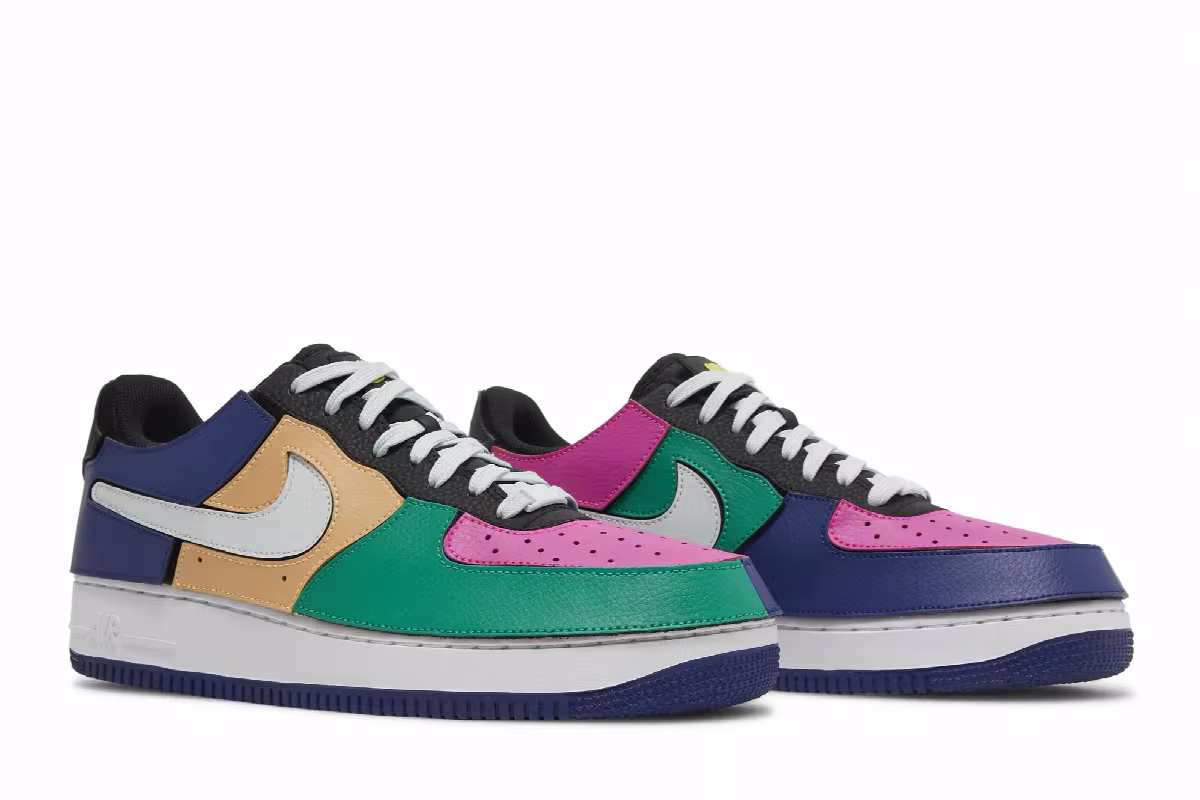 Nike Air Force 1/1 Black Multi-Color, view 9