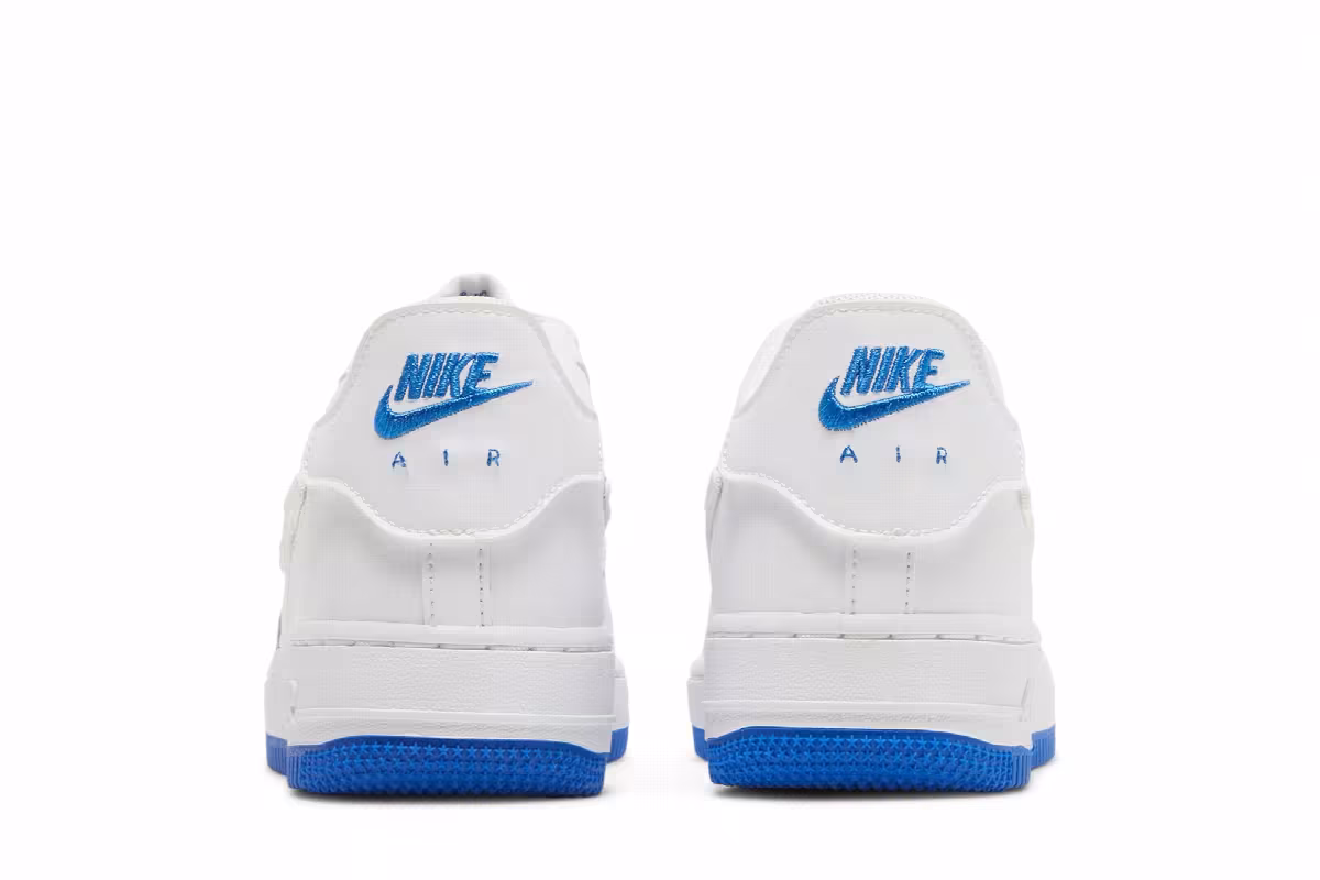 Nike Air Force 1/1 GS White Royal Blue, view 7