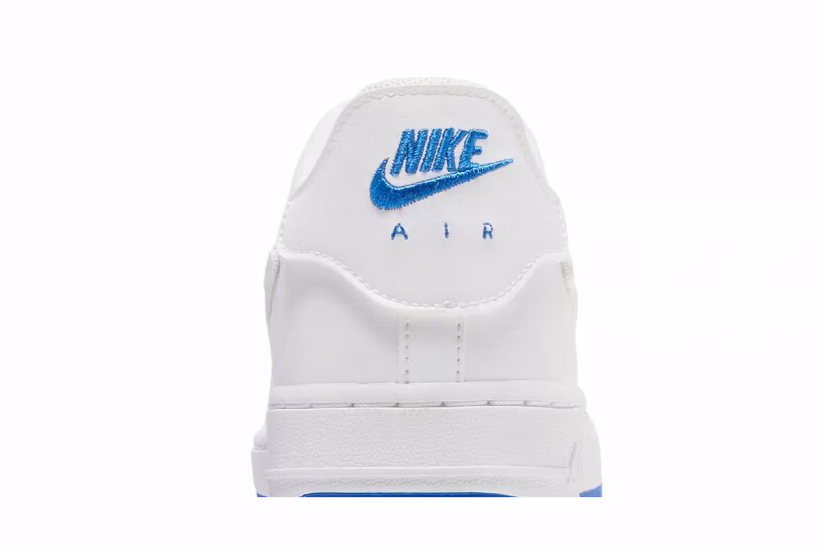 Nike Air Force 1/1 GS White Royal Blue, view 8