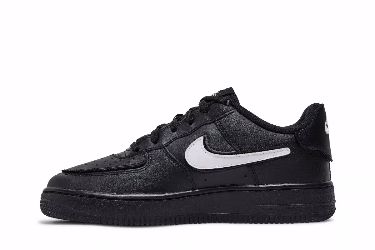 Nike Air Force 1/1 GS Black, view 4