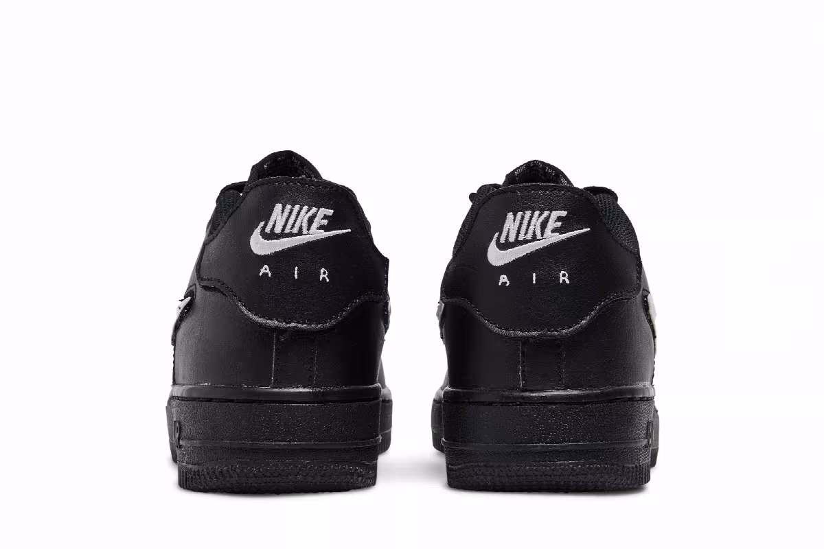 Nike Air Force 1/1 GS Black, view 7