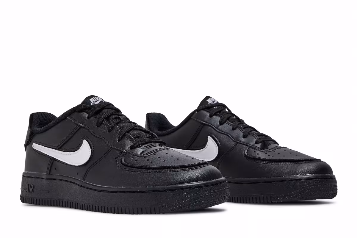 Nike Air Force 1/1 GS Black, view 9