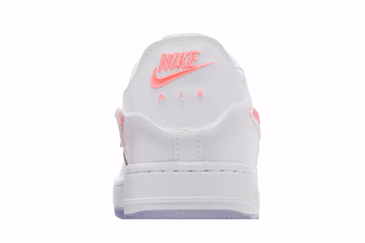 Nike Air Force 1/1 GS White Purple Pulse, view 8