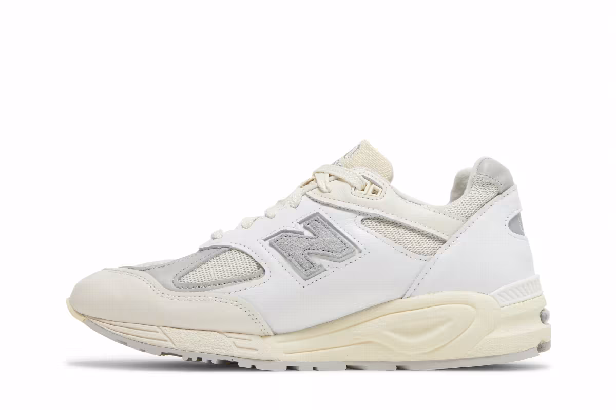 Teddy Santis x New Balance 990v2 Made in USA Sea Salt, view 4