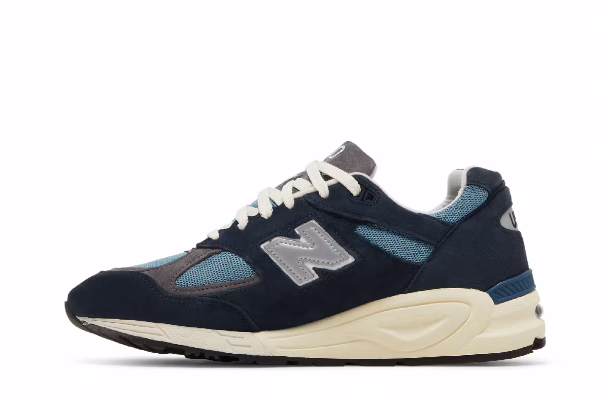 Teddy Santis x New Balance 990v2 Made in USA Navy, view 4