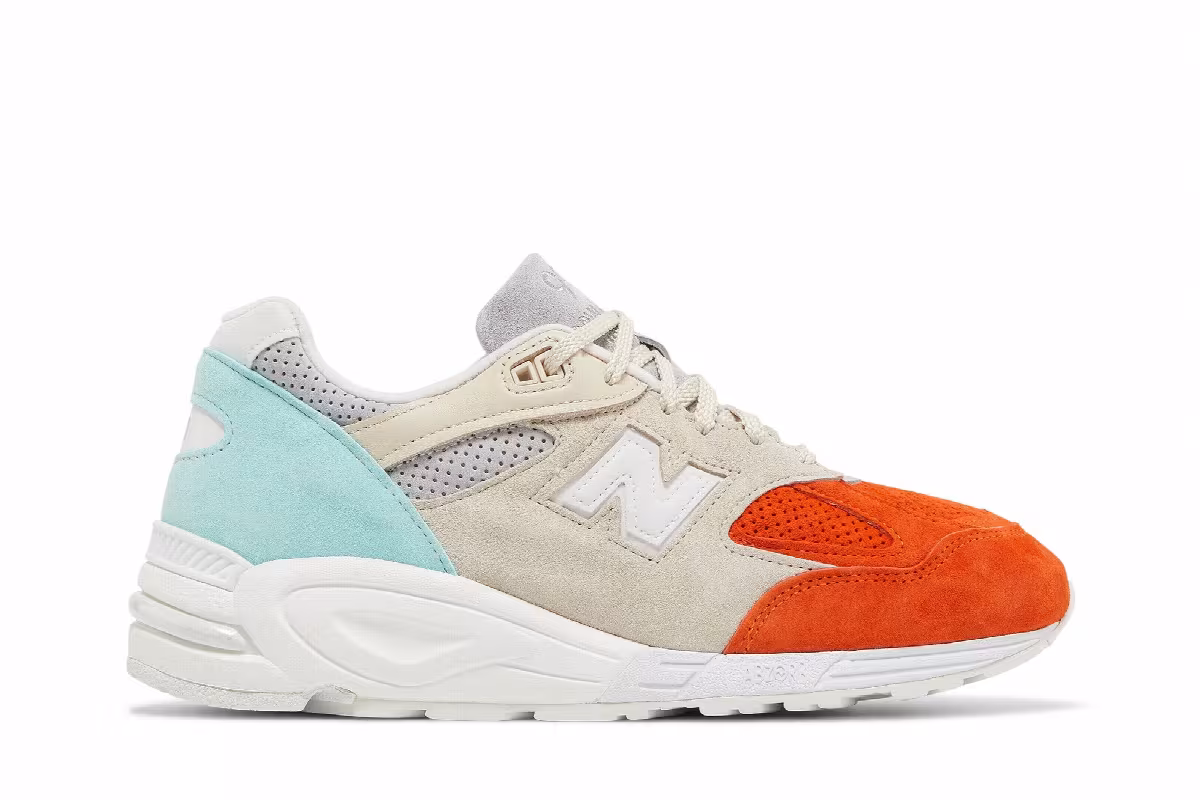 Kith x New Balance 990v2 Made in USA Cyclades, view 2