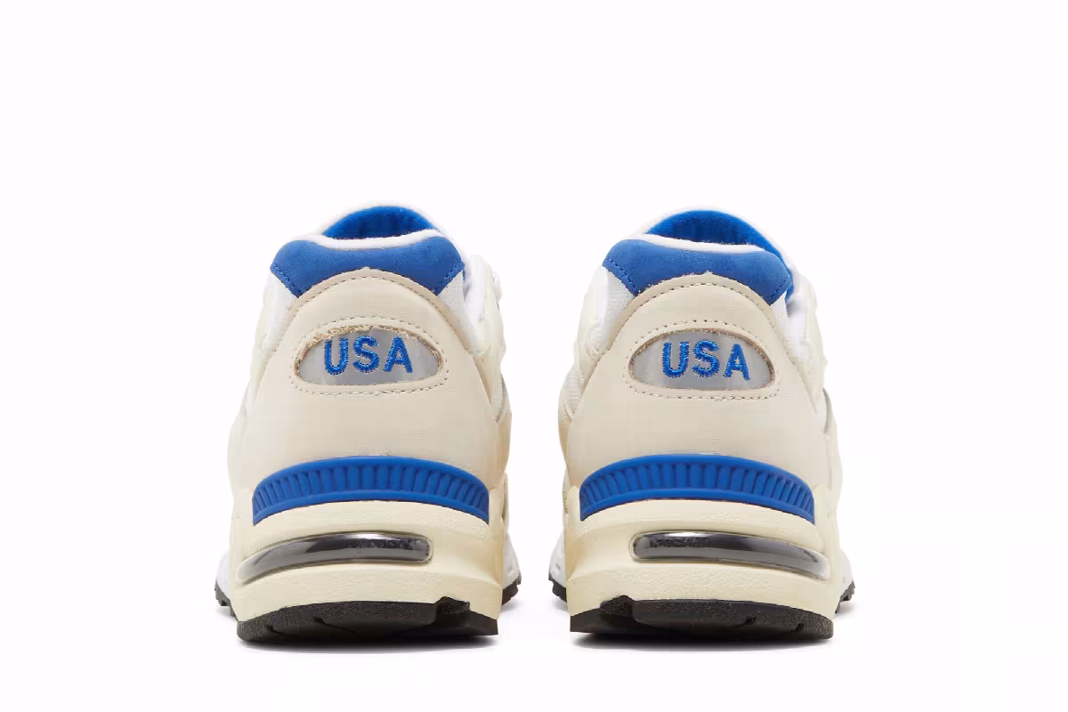 Teddy Santis x New Balance 990v2 Made in USA White Blue, view 7