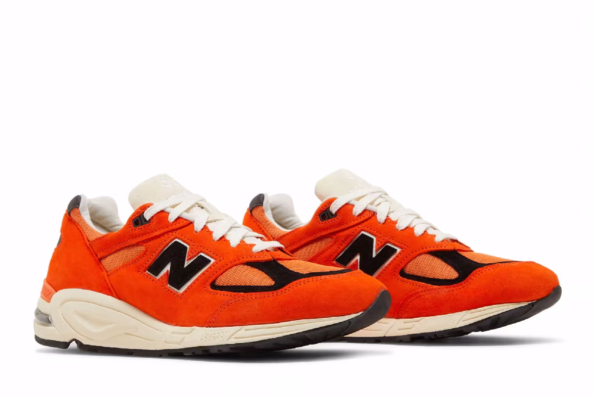 Teddy Santis x New Balance 990v2 Made in USA Marigold, view 9