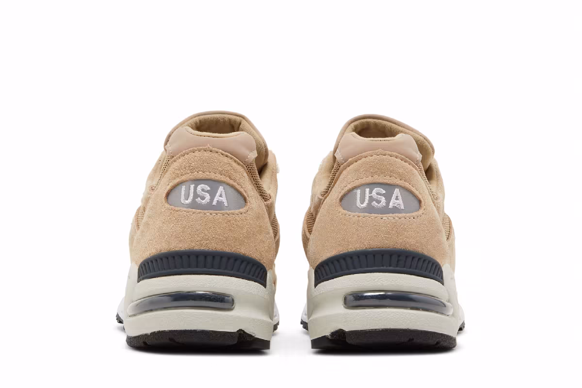 Kith x New Balance 990v2 Made in USA Tan, view 7