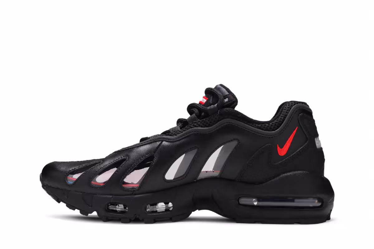 Supreme x Nike Air Max 96 Black, view 4