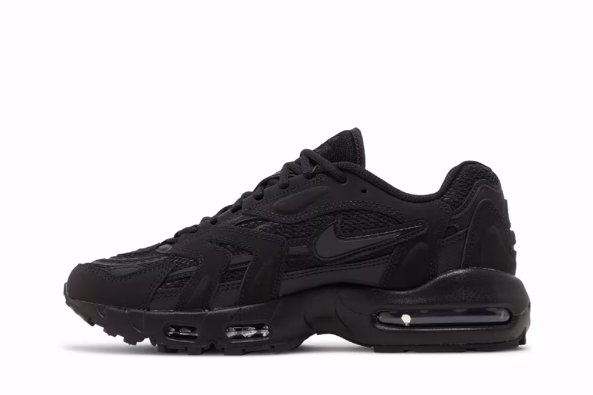 Nike Air Max 96 2 Triple Black, view 4