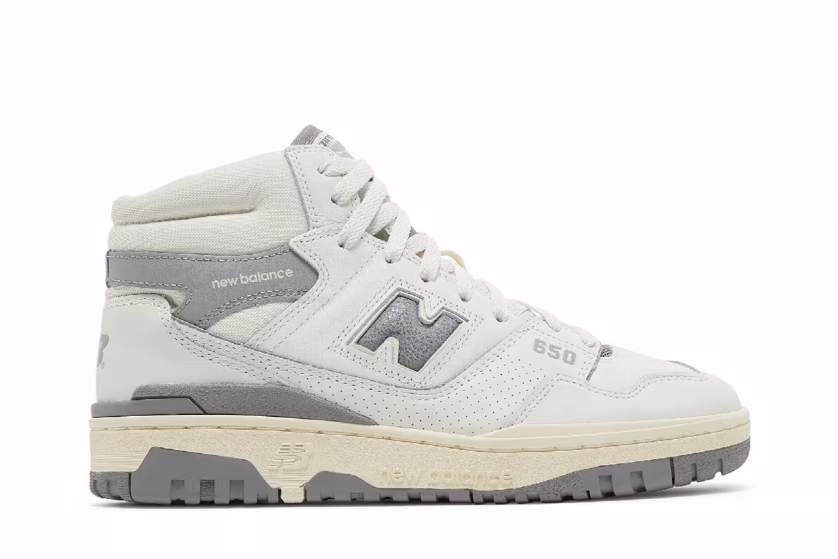 Aimé Leon Dore x New Balance 650R Silver, view 2