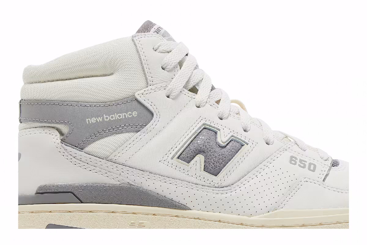 Aimé Leon Dore x New Balance 650R Silver, view 3