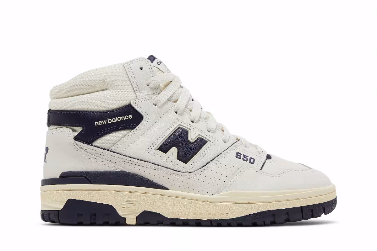 Aimé Leon Dore x New Balance 650R Navy, view 2