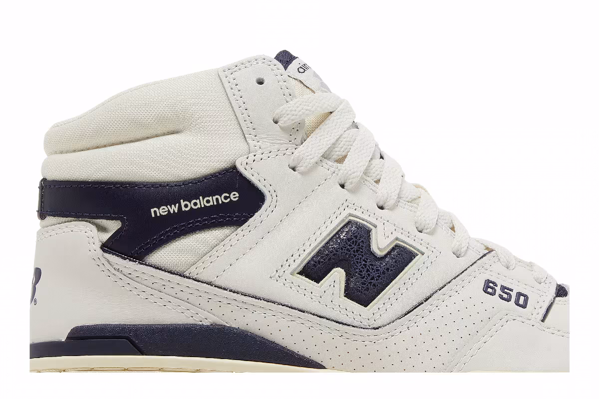 Aimé Leon Dore x New Balance 650R Navy, view 3