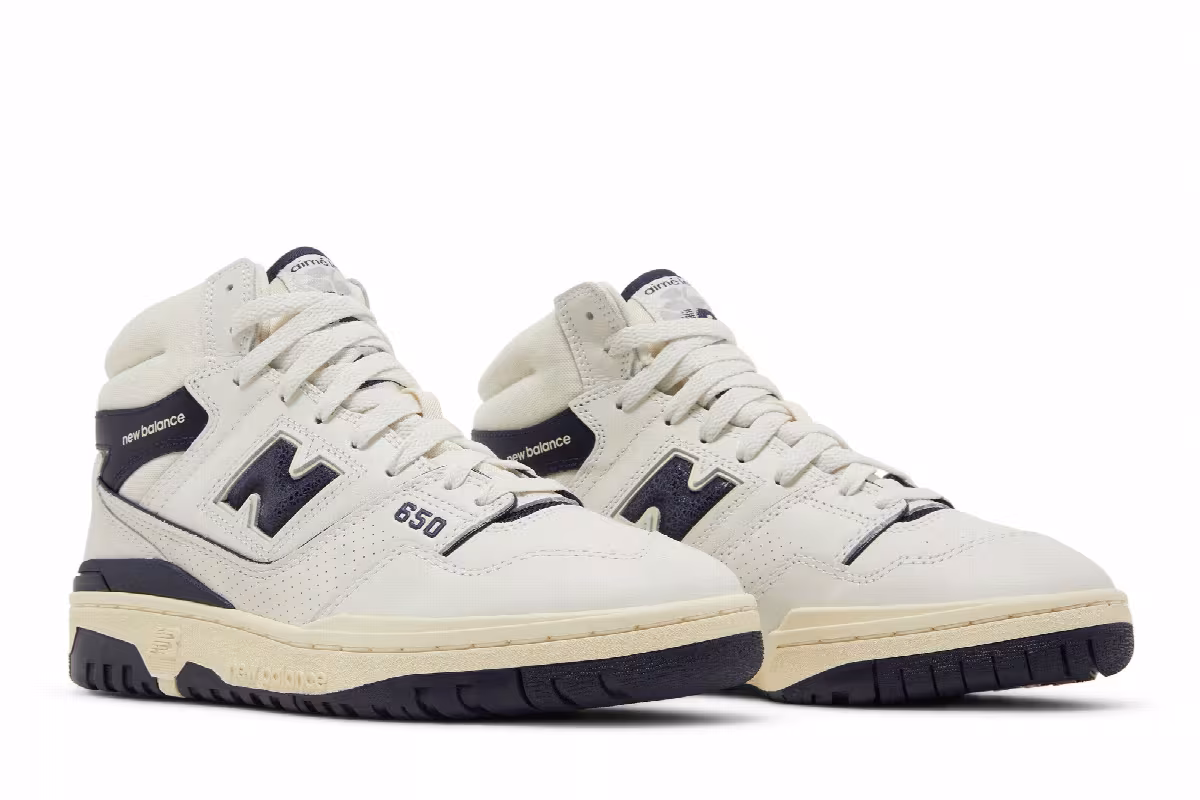 Aimé Leon Dore x New Balance 650R Navy, view 9
