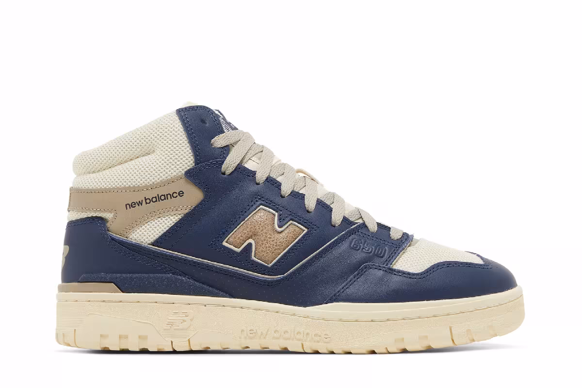 Aimé Leon Dore x New Balance 650R Navy Grey, view 2