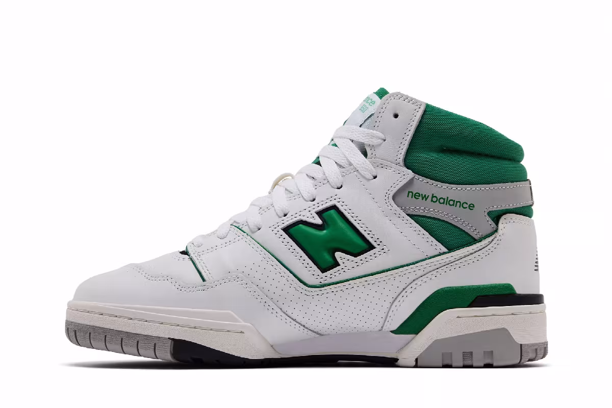 New Balance 650R White Green, view 4