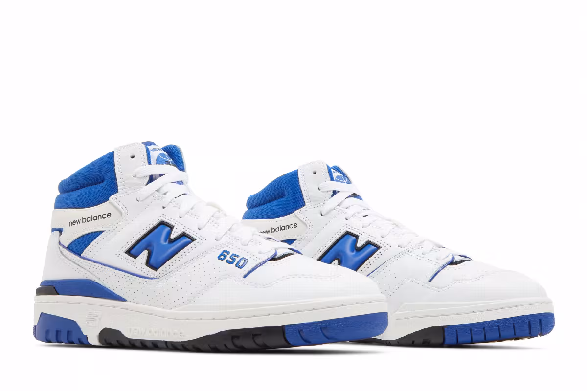 New Balance 650R White Blue, view 9